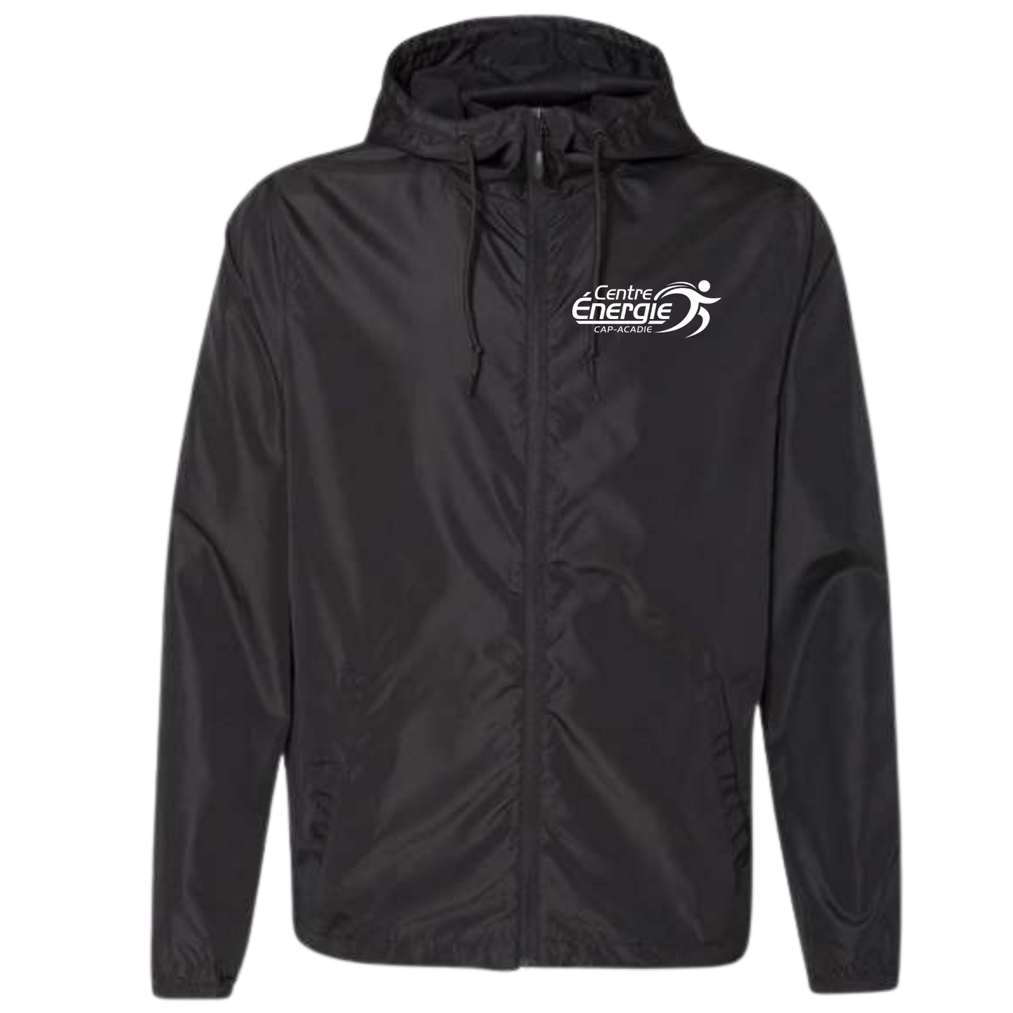 Unisex Lightweight Waterproof Windbreaker Full-Zip Jacket
