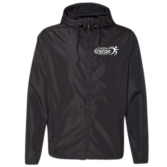 Unisex Lightweight Waterproof Windbreaker Full-Zip Jacket